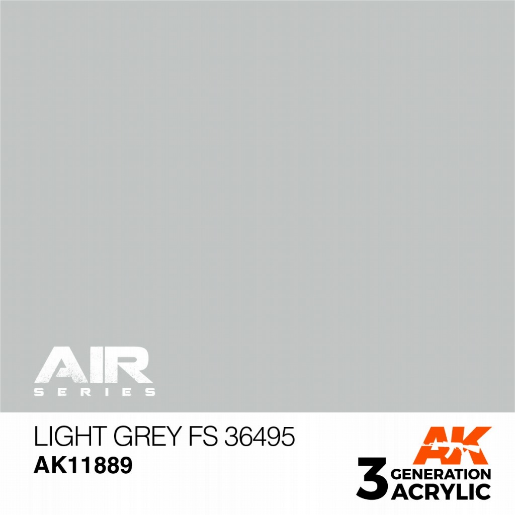 【新製品】AK11889 ライトグレイ FS36495 【AKアクリル3G AIR (サードジェネレーション)】