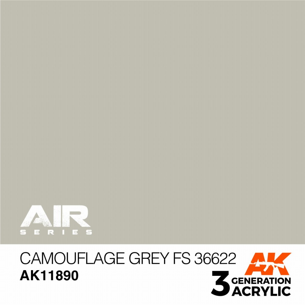【新製品】AK11890 カモフラージュグレイ FS36622 【AKアクリル3G AIR (サードジェネレーション)】