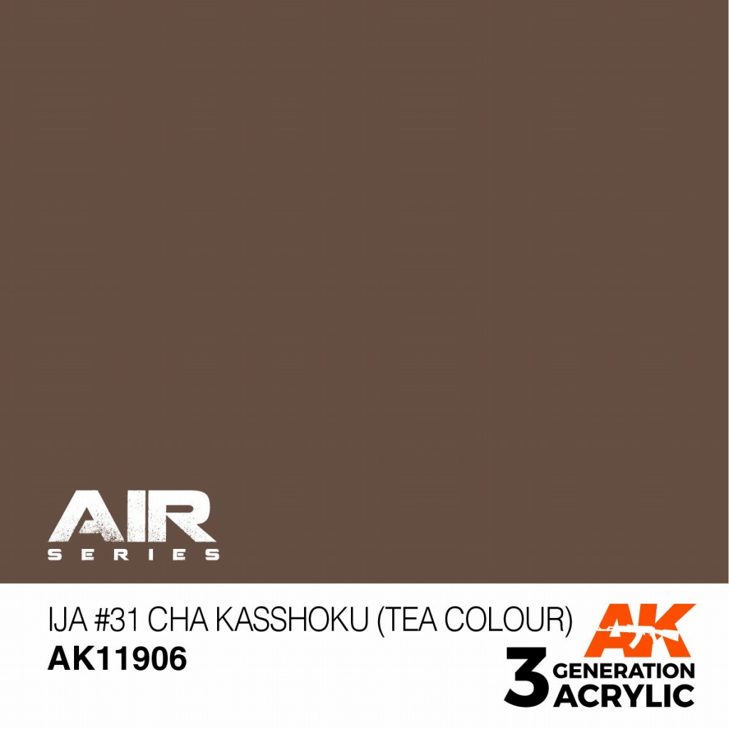 【新製品】AK11906 日本陸軍機 #31 茶褐色【AKアクリル3G AIR (サードジェネレーション)】