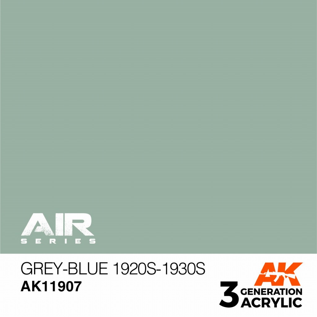 【新製品】AK11907 グレイブルー1920s-1930s 【AKアクリル3G AIR (サードジェネレーション)】