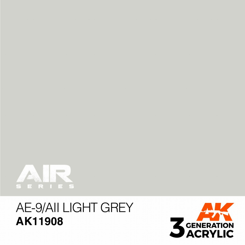 【新製品】AK11908 AE-9/AII ライトグレイ【AKアクリル3G AIR (サードジェネレーション)】