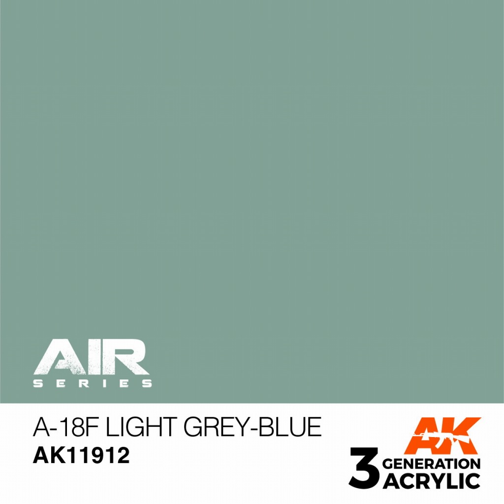 【新製品】AK11912 A-18f ライトグレイブルー【AKアクリル3G AIR (サードジェネレーション)】