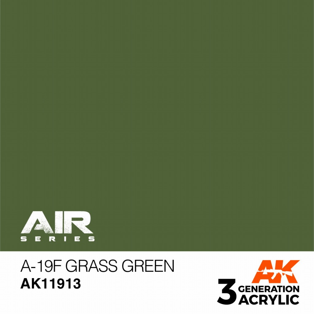【新製品】AK11913 A-19f グラスグリーン【AKアクリル3G AIR (サードジェネレーション)】