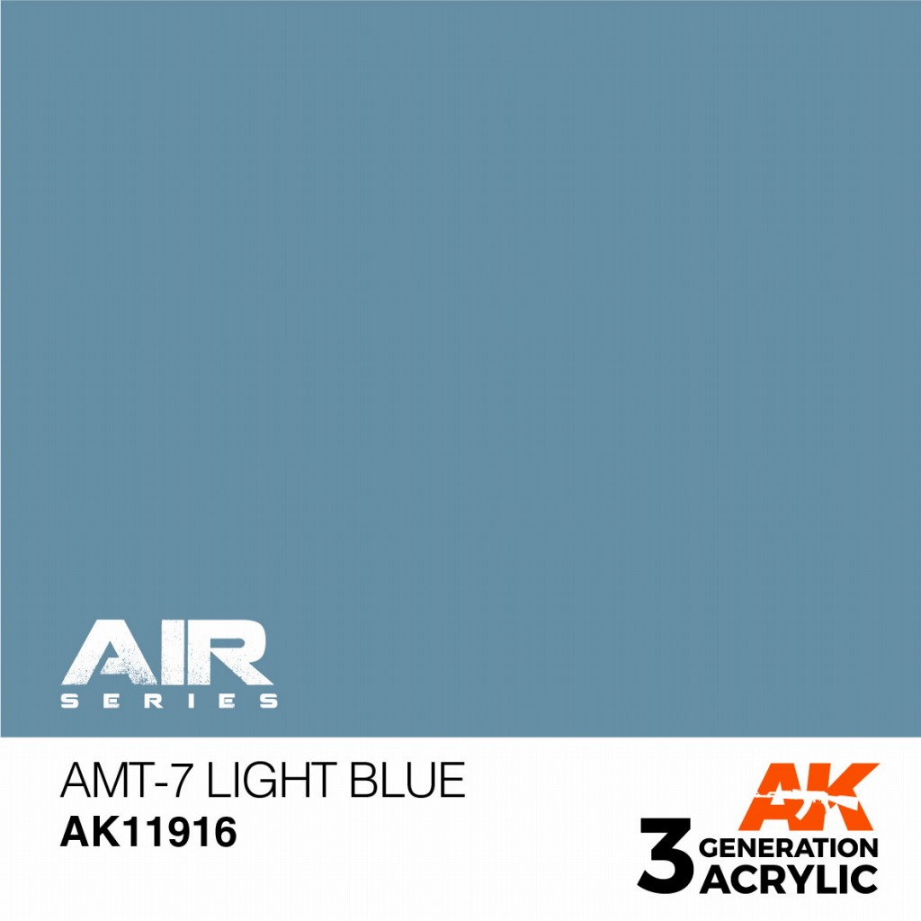 【新製品】AK11916 AMT-7 ライトブルー【AKアクリル3G AIR (サードジェネレーション)】
