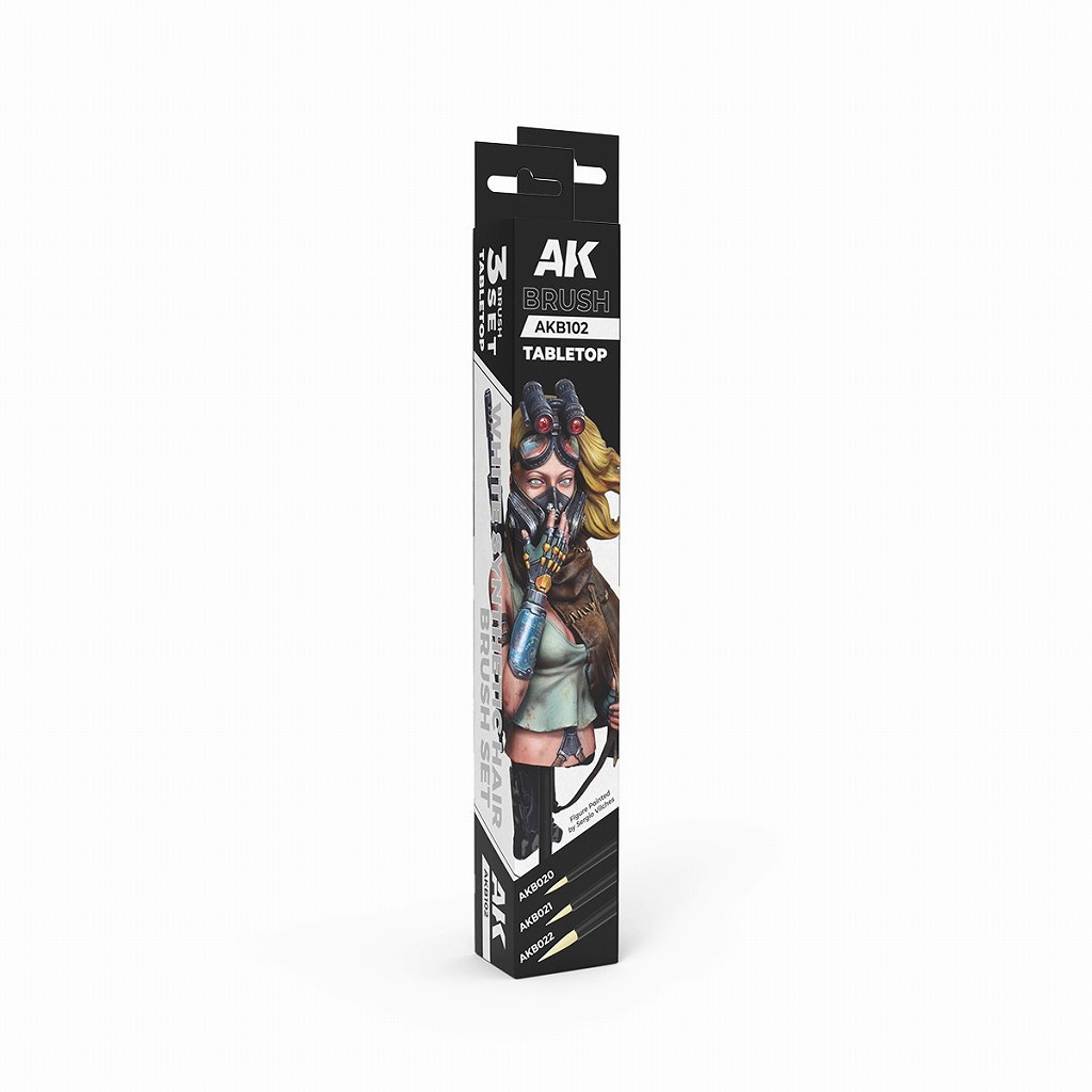 【新製品】AKB102 テーブルトップ汎用筆3本セット