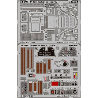 【新製品】[8591437327041] 32704)塗装済 P-40M ウォーホーク 内装