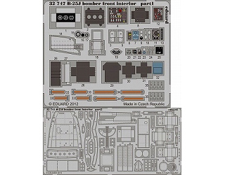 【新製品】[8591437327478] 32747)塗装済 B-25J ミッチェル 爆撃手席内装