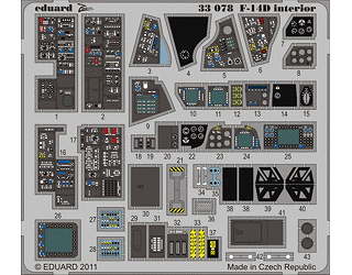 【新製品】[8591437330782] 33078)塗装済 F-14D スーパートムキャット 計器盤