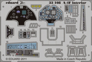 【新製品】[8591437331086] 33108)塗装済 A-4F スカイホーク 計器盤