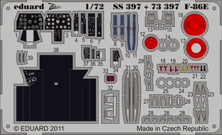 【新製品】[8591437373970] SS397)塗装済 F-86F セイバー 計器盤/シートベルト