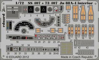 【新製品】[8591437374076] SS407)塗装済 ユンカース Ju88A-4 計器盤/シートベルト