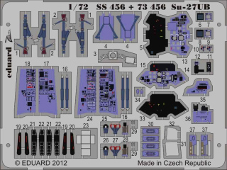 【新製品】[8591437374564] SS456)塗装済 Su-27UB フランカー 計器盤/シートベルト