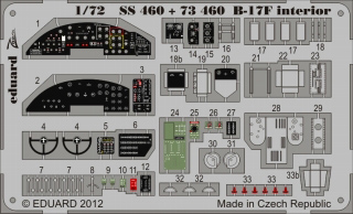 【新製品】[8591437374601] SS460)塗装済 B-17F フライングフォートレス 計器盤