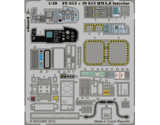 【新製品】[8591437386130] FE613)塗装済 ウェストランド リンクス HMA.8 計器盤