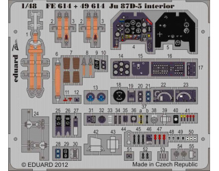 【新製品】[8591437386147] FE614)塗装済 Ju87D-5 スツーカ 計器盤/シートベルト