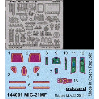 【新製品】[8591437440016] 144001)MiG-21MF フィッシュベッドJ 内/外装