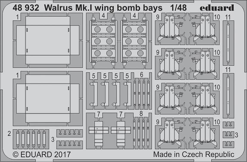 【新製品】48932)スーパーマリン ウォーラス Mk.I 翼爆弾架