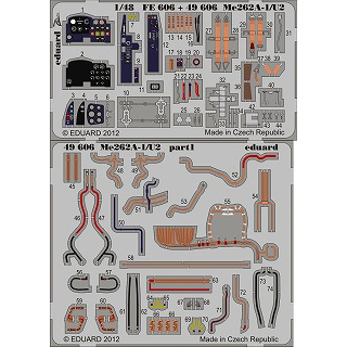 【新製品】[8591437496068] 49606)塗装済 Me262A1/U2 シュワルベ 内/外装