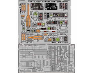 【新製品】[8591437496099] 49609)塗装済 P-61A ブラックウィドウ 機銃塔