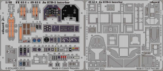 【新製品】[8591437496143] 49614)塗装済 Ju87D-5 スツーカ 内装