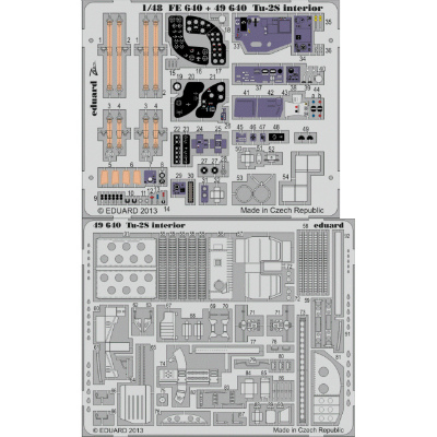 【新製品】[8591437496402] 49640)塗装済 Tu-2S 内装