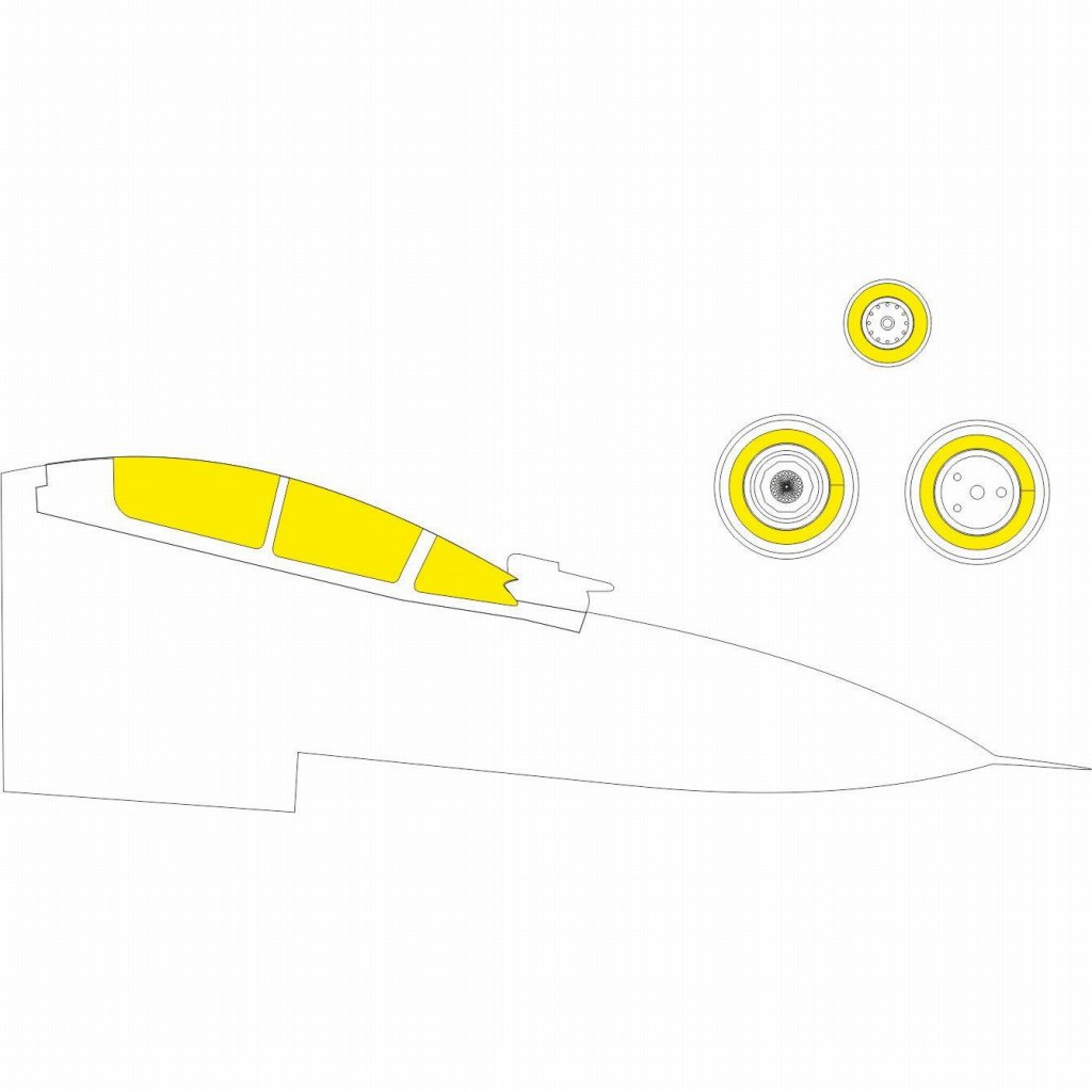 【新製品】EX743 1/48 スホーイ Su-30SM フランカー 塗装マスクシール (キティーホーク用)