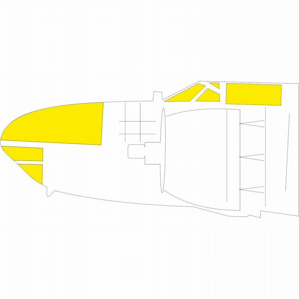 【新製品】JX271 1/32 ダグラス A-26C インベーダー 塗装マスクシール (ホビーボス用)