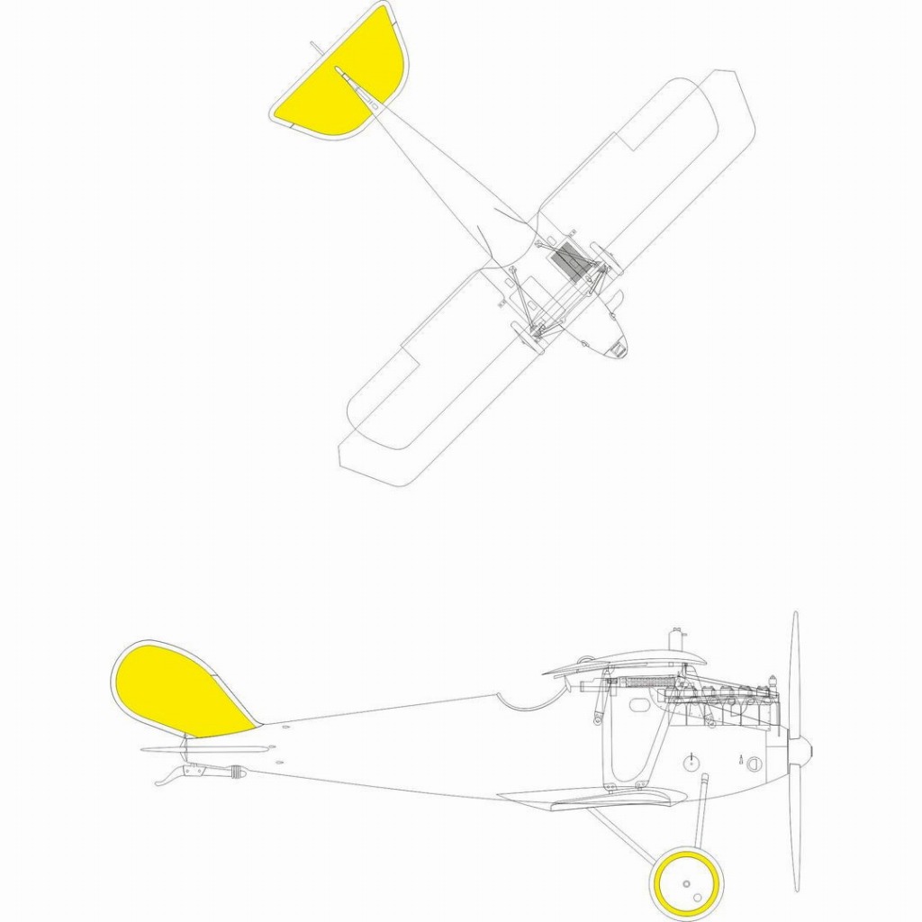 【新製品】EX769 ファルツ D.IIIa 塗装マスクシール (エデュアルド用)