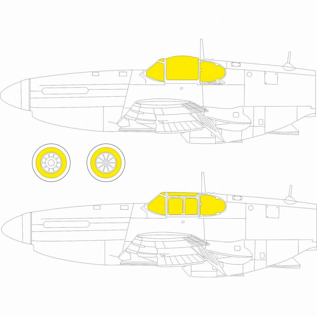 【新製品】CX620 1/72 ノースアメリカン P-51B/C マスタング 塗装マスクシール (アルマホビー用)