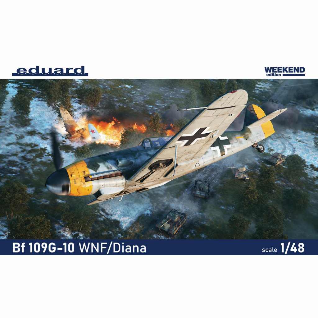 【新製品】84182 1/48 メッサーシュミット Bf109G-10 WNF/ダイアナ ウィークエンドエディション