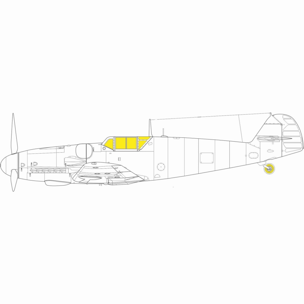 【新製品】JX299 1/32 Bf109G-2/4 塗装マスクシール (レベル用)