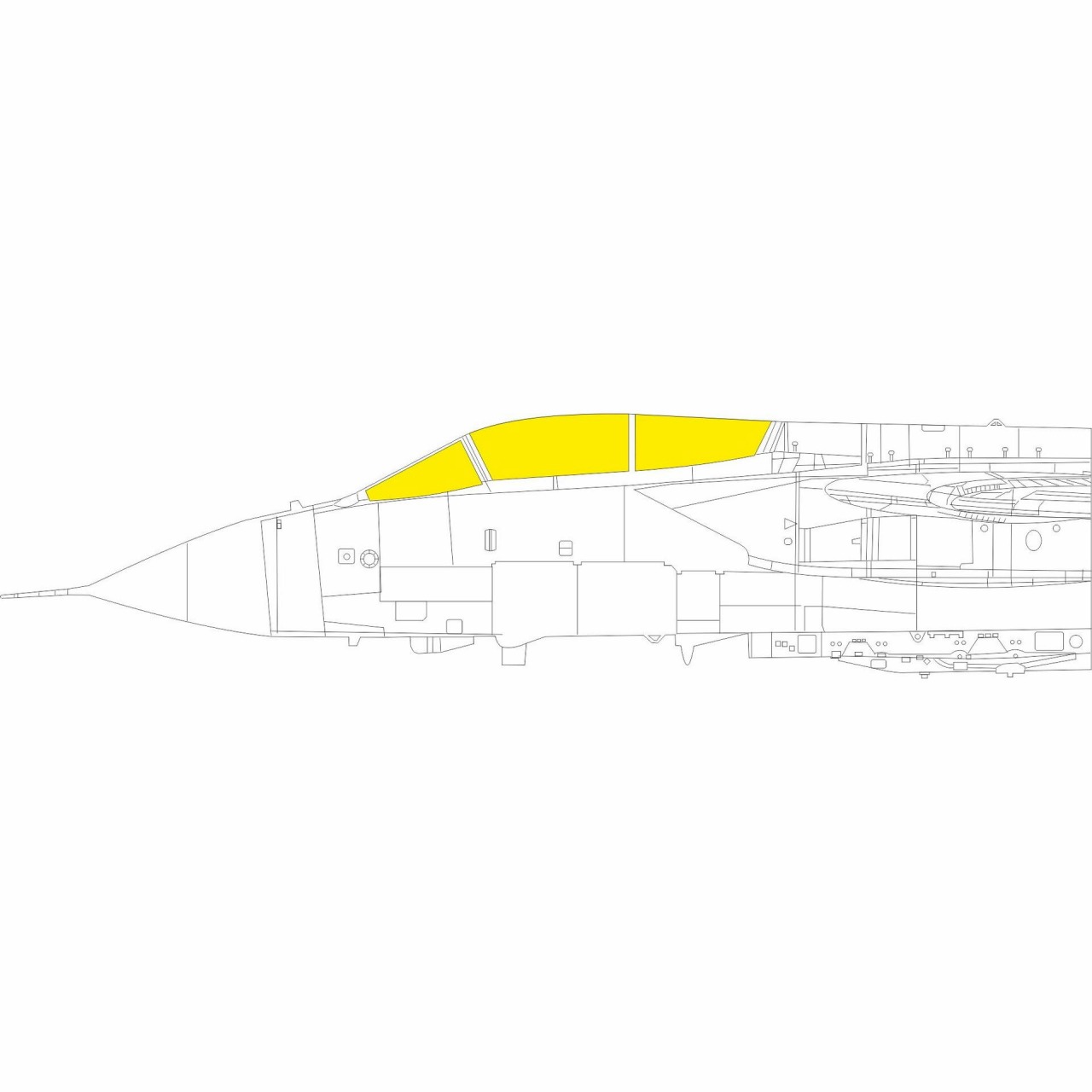 【新製品】JX304 1/32 トーネード IDS ｢Tフェース｣両面塗装マスクシール(イタレリ用)