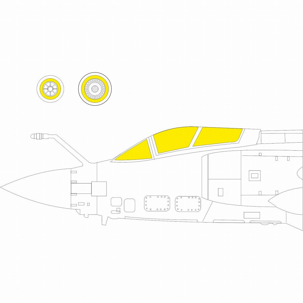 【新製品】EX1034 1/48 バッカニア S.2B 塗装マスクシール (エアフィックス用)