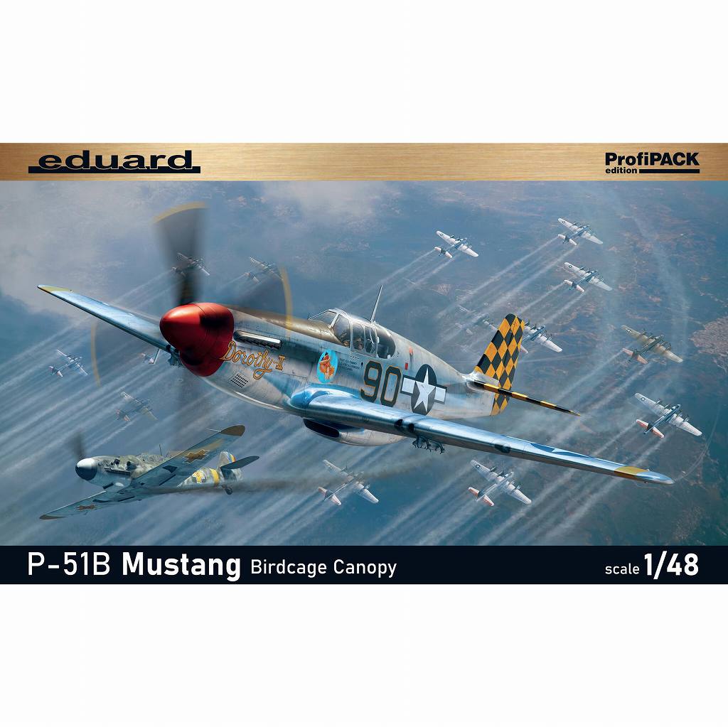 【新製品】82107 1/48 ノースアメリカン P-51B マスタング 