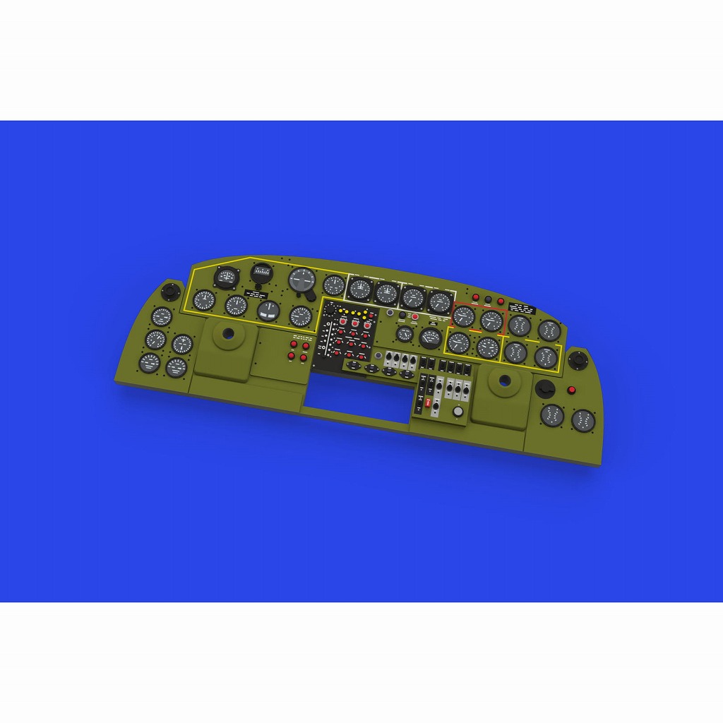 【新製品】ルック644275 1/48 コンソリデーテッド B-24J リベレーター ｢ルック｣計器盤 (ホビーボス用)