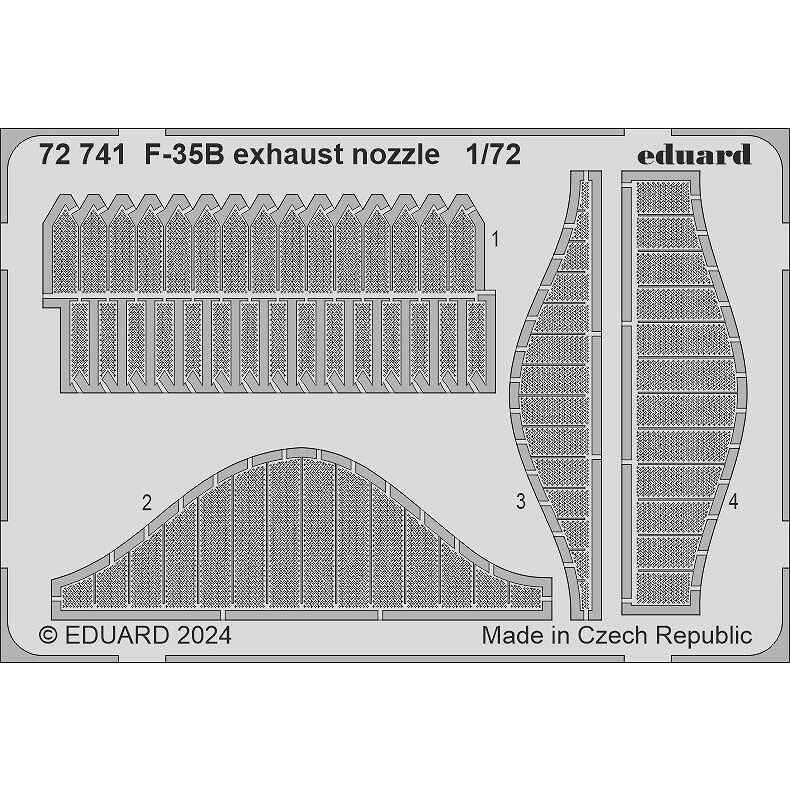 【新製品】72741 1/72 F-35B ライトニングII 排気ノズル(タミヤ用)