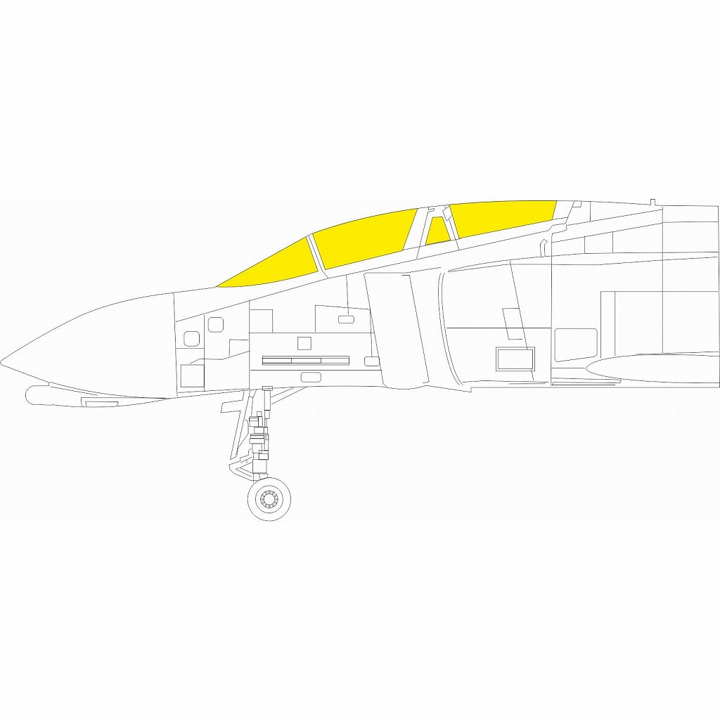 【新製品】EX1075 1/48 F-4C ｢Tフェース｣両面塗装マスクシール (アカデミー用)