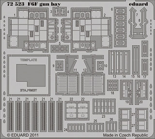 【新製品】[8591437725236] 72523)F6F ヘルキャット 機銃格納庫