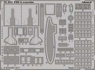 【新製品】[8591437725243] 72524)F6F-5 ヘルキャット 外装