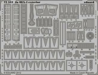 【新製品】[8591437725311] 72531)ユンカース Ju88A-4 外装