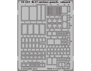 【新製品】[8591437725373] 72537)B-17 フライングフォートレス 機体パネル