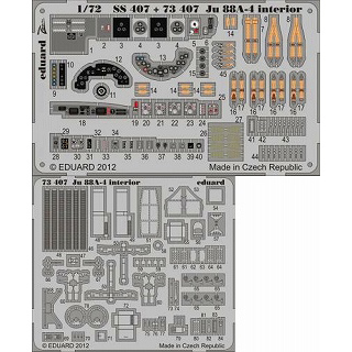 【新製品】[8591437734078] 73407)塗装済 ユンカース Ju88A-4 内装