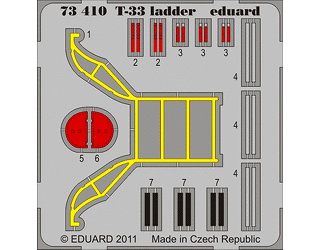 【新製品】[8591437734108] 73410)塗装済 T-33 シューティングスター 乗降階段