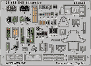 【新製品】[8591437734139] 73413)塗装済 F6F-5 ヘルキャット 内装