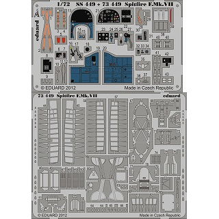 【新製品】[8591437734498] 43499)塗装済 スピットファイア F.Mk.VII 内/外装