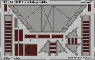 【新製品】[8591437734542] 73454)メッサーシュミット Bf110 整備用ハシゴ