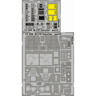 【新製品】[8591437734603] 73460)塗装済 B-17F フライングフォートレス操縦席内装