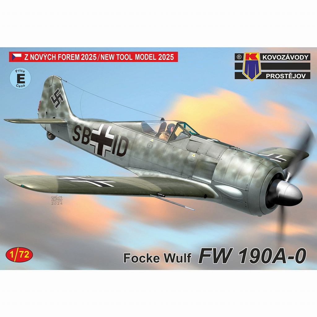 【新製品】KPM0489 1/72 フォッケウルフ Fw190A-0