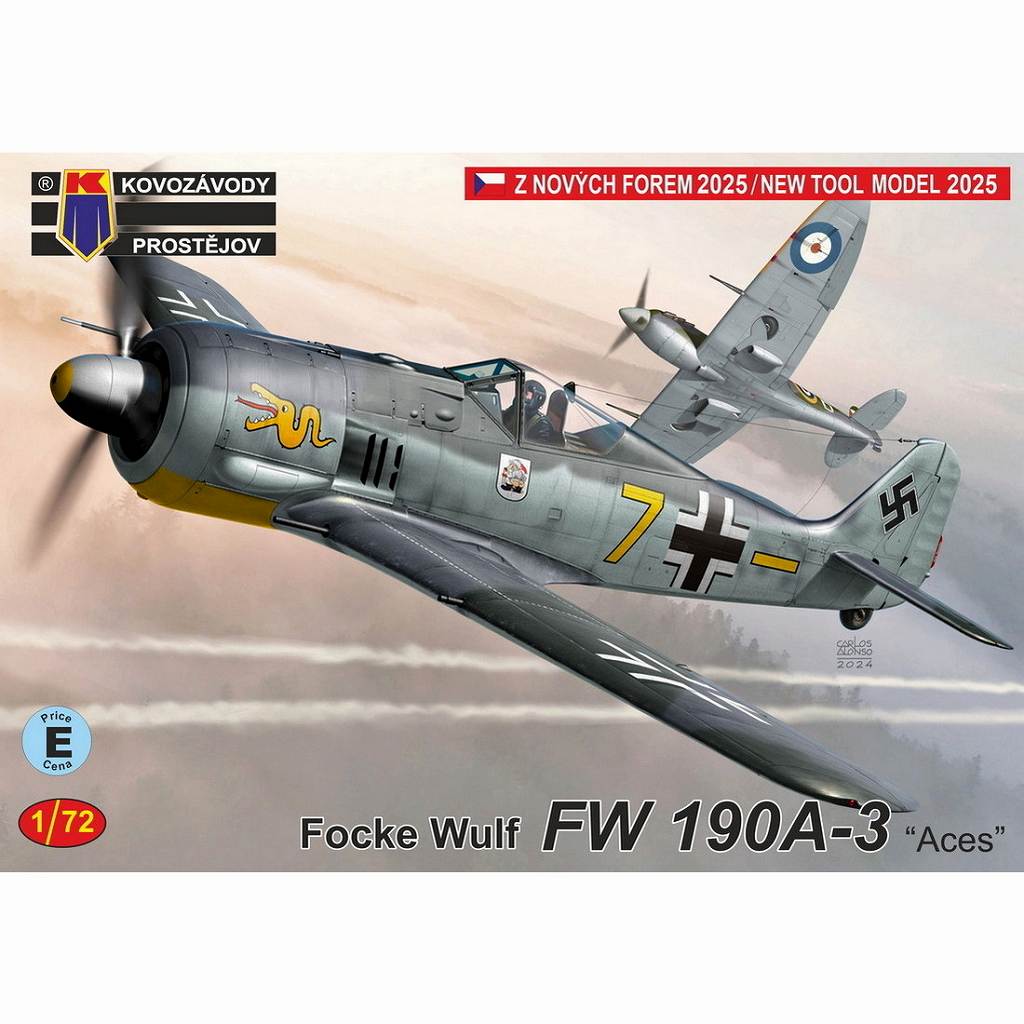 【新製品】KPM0491 1/72 フォッケウルフ Fw190A-3 エース機