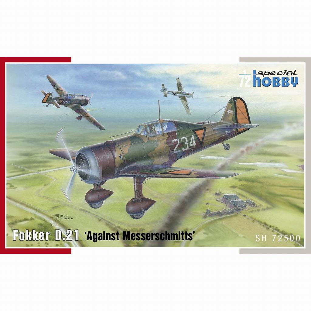 【新製品】72500 1/72 フォッカー D.21 ｢オランダ防衛1940年｣